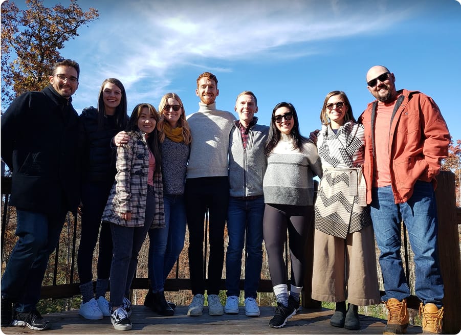 Team members at Talkspace