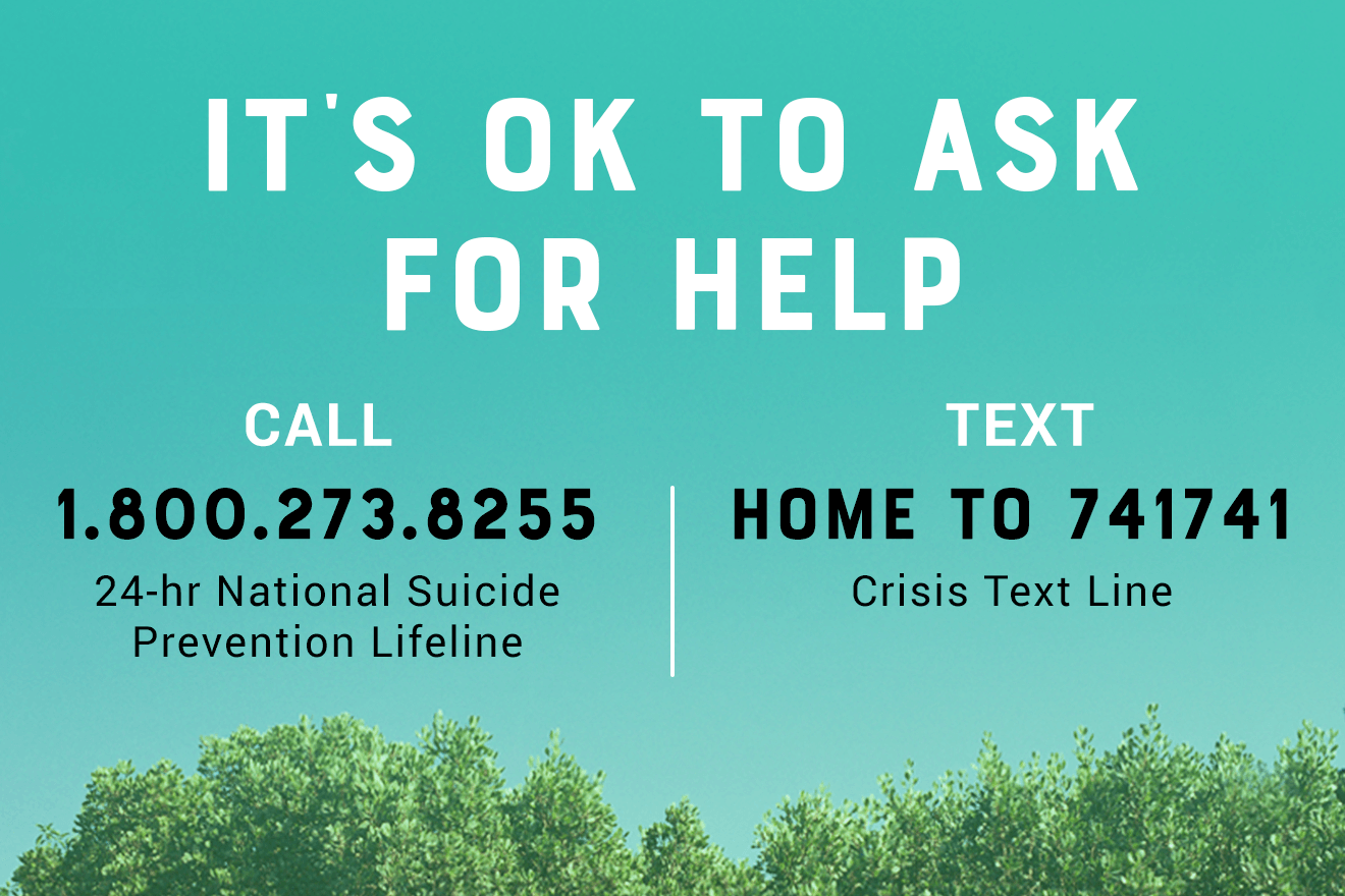 Suicide hotline numbers